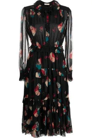 ULLA JOHNSON Sukienki, Kobieta, Biały, XL, Elegancka Biała Jedwabna Sukienka Midi