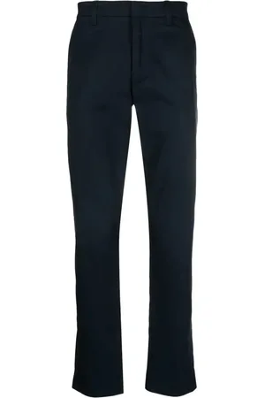 Vince Spodnie, Mężczyzna, Niebieski, W34, Bawełna, Granatowe Spodnie Chino Bawełna Twill Eleganckie