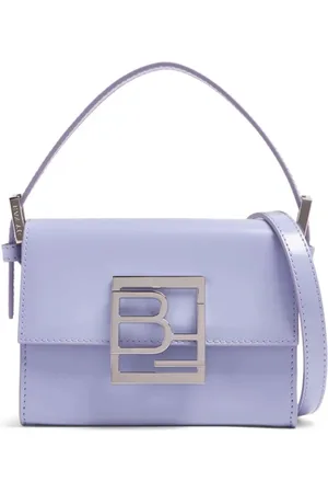 By Far Torebki, Kobieta, Niebieski, ONE SIZE, Nylon, Bluebell Skórzana Torba na Ramię
