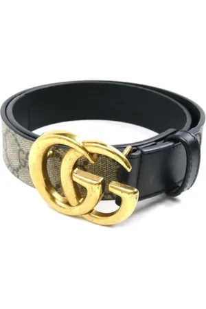 Gucci Pre-owned, Kobieta, Czarny, ONE SIZE, Pre-owned Fabric belts