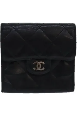 CHANEL Pre-owned, Kobieta, Czarny, ONE SIZE, Pre-owned skórzane portfele