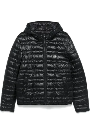 Michael Kors Kurtki, Mężczyzna, Czarny, 2XL, Czarna Kurtka Puchowa z Kapturem