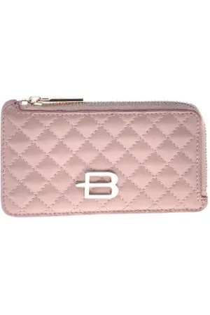 BALDININI Akcesoria, Kobieta, Różowy, ONE SIZE, Wallet in black nude leather leather