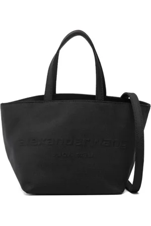 Alexander Wang Torebki, Kobieta, Czarny, ONE SIZE, Czarna torba na ramię z logo