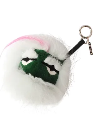 Fendi Pre-owned, Kobieta, Zielony, ONE SIZE, Pre-owned Fabric key-holders