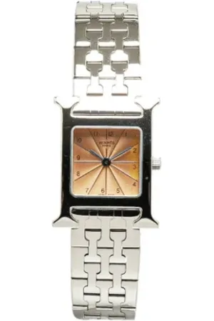 Hermès Pre-owned, Kobieta, Różowy, ONE SIZE, Pre-owned Stainless Steel watches