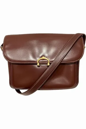 Cartier Pre-owned, Kobieta, brązowy, ONE SIZE, Pre-owned skórzane torby na ramię