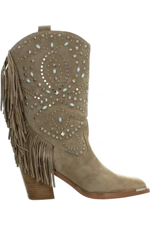 Alma en Pena Buty, Kobieta, brązowy, 37 EU, Western Style Cowboy Botki
