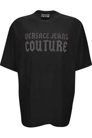 VERSACE Koszulki, Mężczyzna, Czarny, 3XL, Koszulki i Polosy