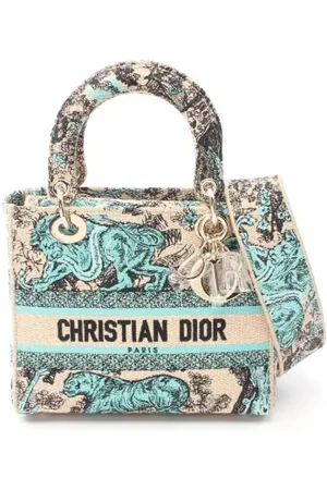 Dior Pre-owned, Kobieta, Beżowy, ONE SIZE, Pre-owned Canvas handbags