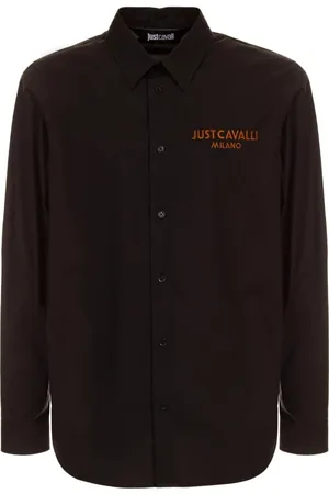 Roberto Cavalli Koszule, Mężczyzna, Czarny, 2XL, Koszule