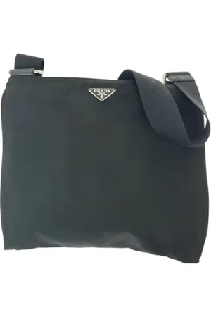 Prada Pre-owned, Mężczyzna, Czarny, ONE SIZE, Pre-owned Canvas crossbody-bags