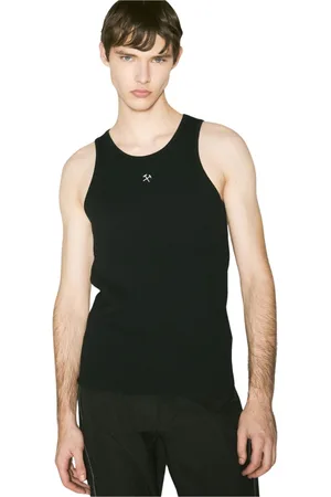 Kennel & Schmenger Koszulki, Mężczyzna, Czarny, M, Scoop Neck Logo Tank Top