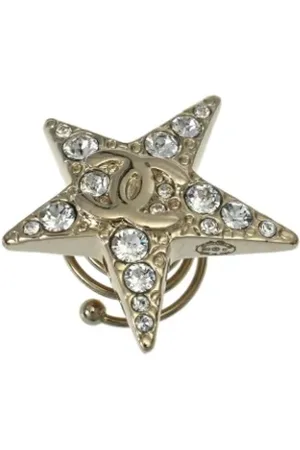 CHANEL Pre-owned, Kobieta, Żółty, ONE SIZE, Pre-owned Metal hair-accessories