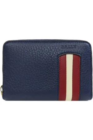 Bally Pre-owned, Kobieta, Niebieski, ONE SIZE, Pre-owned skórzane portfele