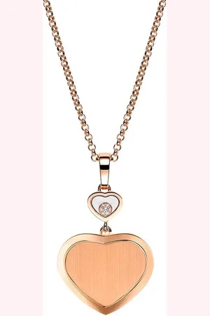 Chopard Akcesoria, Kobieta, Żółty, ONE SIZE, Golden Hearts James Bond 007 Wisiorek