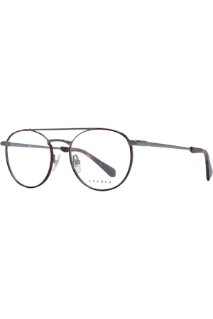 Sandro Akcesoria, Mężczyzna, Szary, ONE SIZE, Gunmetal Okrągłe Męskie Okulary Optyczne