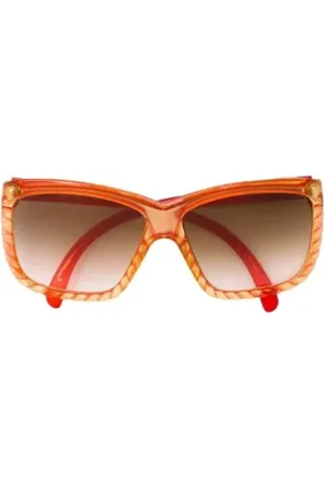 Dior Pre-owned, Kobieta, Pomarańczowy, ONE SIZE, Pre-owned Acetate sunglasses