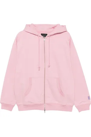 Rassvet Bluzy, Mężczyzna, Różowy, XL, Bluza z Zamkiem i Detalem Logo