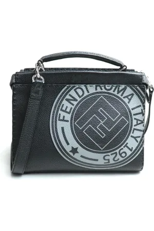 Fendi Pre-owned, Mężczyzna, Czarny, ONE SIZE, Pre-owned Leather crossbody-bags