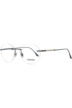Longines Akcesoria, Mężczyzna, Czarny, ONE SIZE, Czarne Męskie Okulary Optyczne