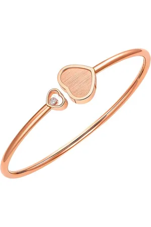 Chopard Akcesoria, Kobieta, Różowy, ONE SIZE, Złote Serca James Bond 007 Limitowana Edycja Bransoleta