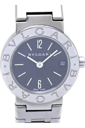 Bvlgari Pre-owned, Kobieta, Czarny, ONE SIZE, Pre-owned Stainless Steel watches