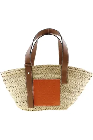 Loewe Pre-owned, Kobieta, Beżowy, ONE SIZE, Pre-owned Canvas handbags