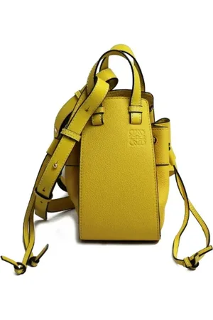 Loewe Pre-owned, Kobieta, Żółty, ONE SIZE, Pre-owned Canvas handbags