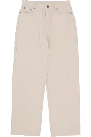 Karl Kani Jeansy, Kobieta, Biały, M, Workwear Baggy Jeansy Spodnie