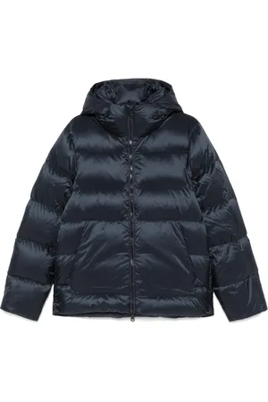 J Lindeberg Kurtki, Mężczyzna, Niebieski, XL, Nylon, Niebieska Puchowa Kurtka Casual Style
