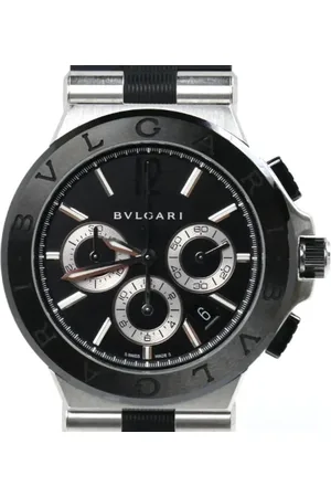 Bvlgari Pre-owned, Mężczyzna, Czarny, ONE SIZE, Pre-owned Metal watches
