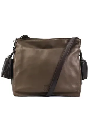 Loewe Pre-owned, Kobieta, brązowy, ONE SIZE, Pre-owned skórzane torby na ramię