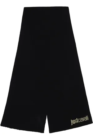 Roberto Cavalli Akcesoria, Mężczyzna, Czarny, ONE SIZE, Szale