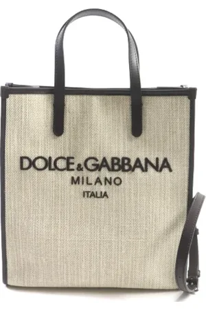 Dolce & Gabbana Pre-owned, Kobieta, Beżowy, ONE SIZE, Pre-owned Canvas handbags