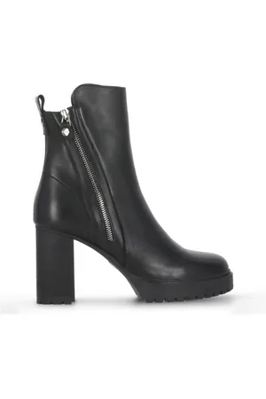 Cult Buty, Kobieta, Czarny, 37 EU, Czarne Skórzane Damskie Buty