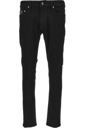 VERSACE Jeansy, Mężczyzna, Czarny, W29, Spodnie
