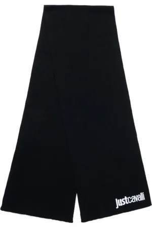 Roberto Cavalli Akcesoria, Mężczyzna, Czarny, ONE SIZE, Szaliki