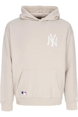 New Era Bluzy, Mężczyzna, Beżowy, L, Yankees Lekka bluza z kapturem Essentials Sweatshirt