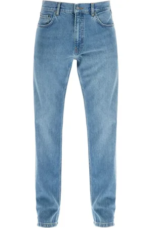 Moschino Jeansy, Mężczyzna, Niebieski, XL, Denim, Jeansyy Slim Fit z Niskim Stanem