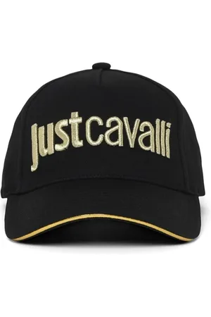 Roberto Cavalli Akcesoria, Mężczyzna, Czarny, ONE SIZE, Czapki