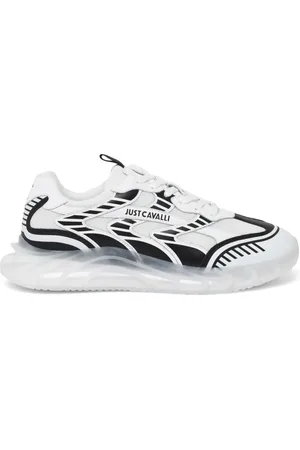 Roberto Cavalli Buty, Mężczyzna, Biały, 44 EU, Sneakers