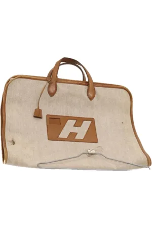 Hermès Pre-owned, Kobieta, Beżowy, ONE SIZE, Pre-owned Canvas travel-bags