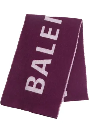 Balenciaga Pre-owned, Kobieta, Fioletowy, ONE SIZE, Pre-owned Wool scarves