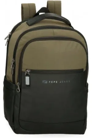 Pepe Jeans Torebki, Mężczyzna, Zielony, ONE SIZE, Męski Plecak na Laptopa