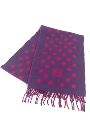 Loewe Pre-owned, Kobieta, Różowy, ONE SIZE, Pre-owned Wool scarves