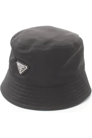 Prada Pre-owned, Kobieta, Czarny, ONE SIZE, Pre-owned Fabric hats