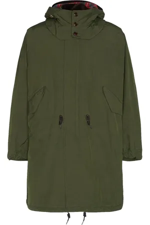 Barbour Płaszcze, Mężczyzna, Zielony, M, Mods Casual Parka Beech-S