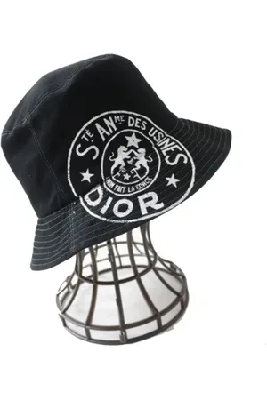 Dior Pre-owned, Kobieta, Czarny, ONE SIZE, Pre-owned Cotton hats