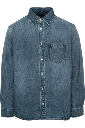 Denham Koszule, Mężczyzna, Niebieski, XL, Denim, Koszula Noah z Denimu